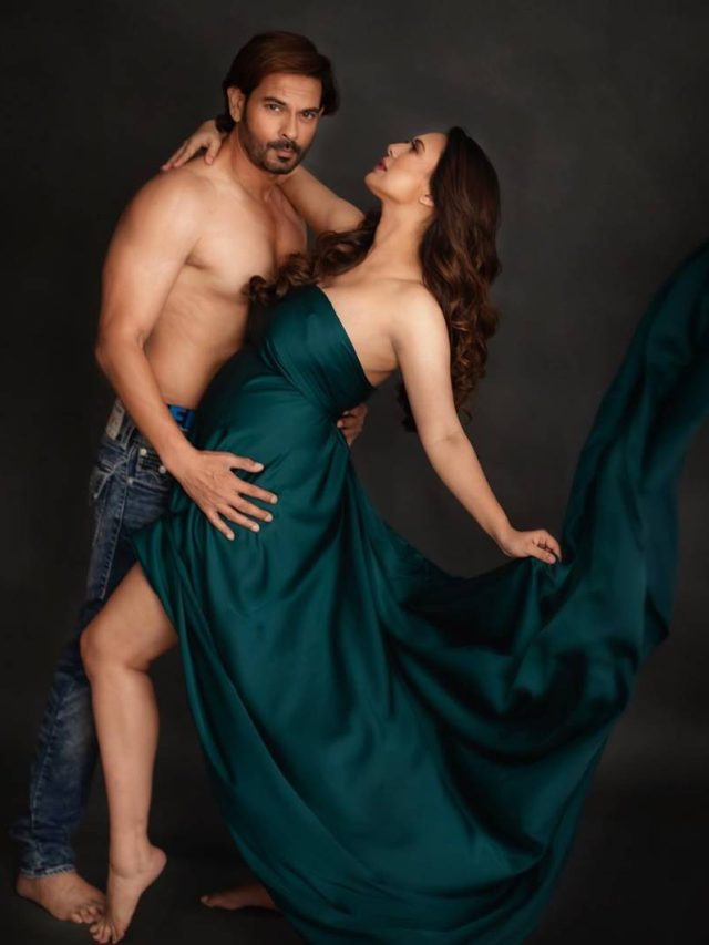 पति को शर्टलेस कर Rochelle Rao ने कराया मैटरनिटी फोटोशूट