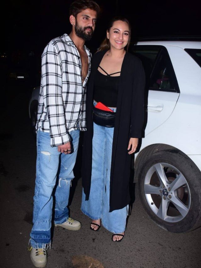 देर रात जहीर इकबाल की बाहों में दिखी Sonakshi Sinha