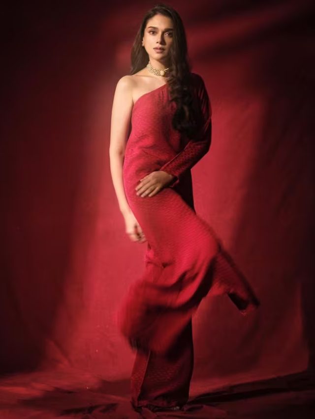 डांडिया नाइट के लिए बेस्ट है Aditi Rao Hydari की वन शोल्डर ड्रेस