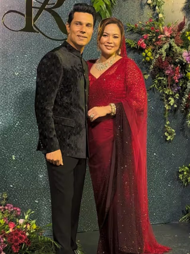 रिसेप्शन में Randeep Hooda पत्नी का हाथ थाम कर बांधा समां