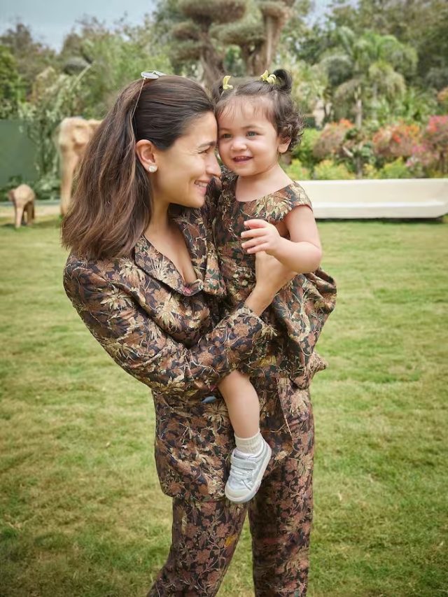Alia Bhatt का बेटी राहा के साथ ट्विनिंग लुक
