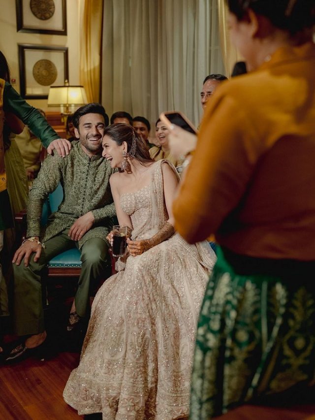 Pulkit Samrat and Kriti Kharbanda की मेहंदी सेरेमनी की तस्वीरें