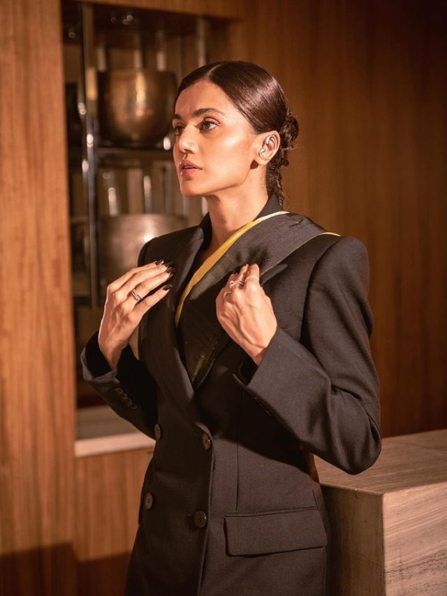 शादी की खबरों के बीच Taapsee Pannu का बॉसी लुक
