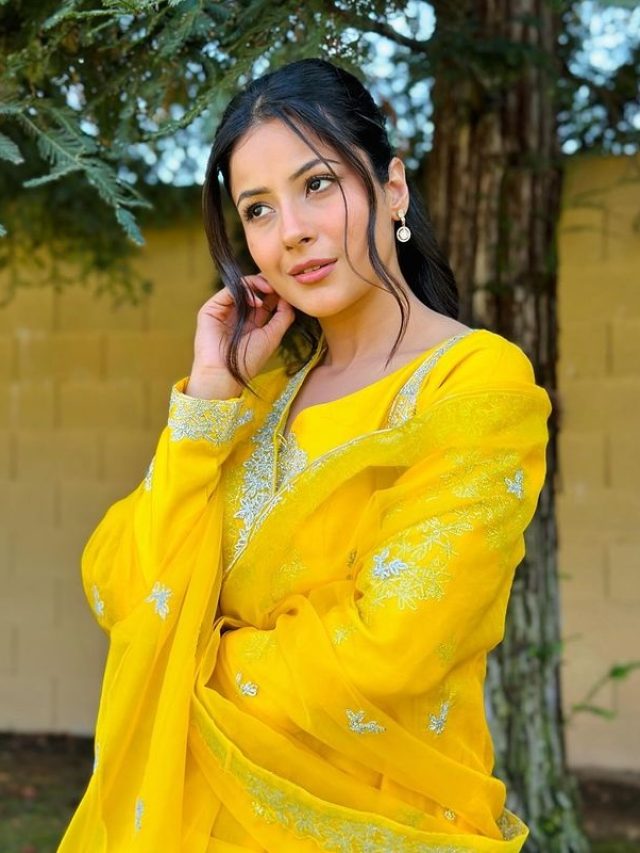 हल्दी लुक के लिए बहुत खूबसूरत है Shehnaaz Gill का ये सूट